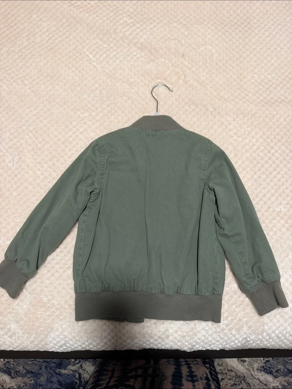 Carter's Olive Green Kids Bomber-Style Jacket Size 4T like new